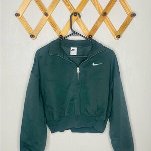 Nike Forest Green Half-Zip Pullover